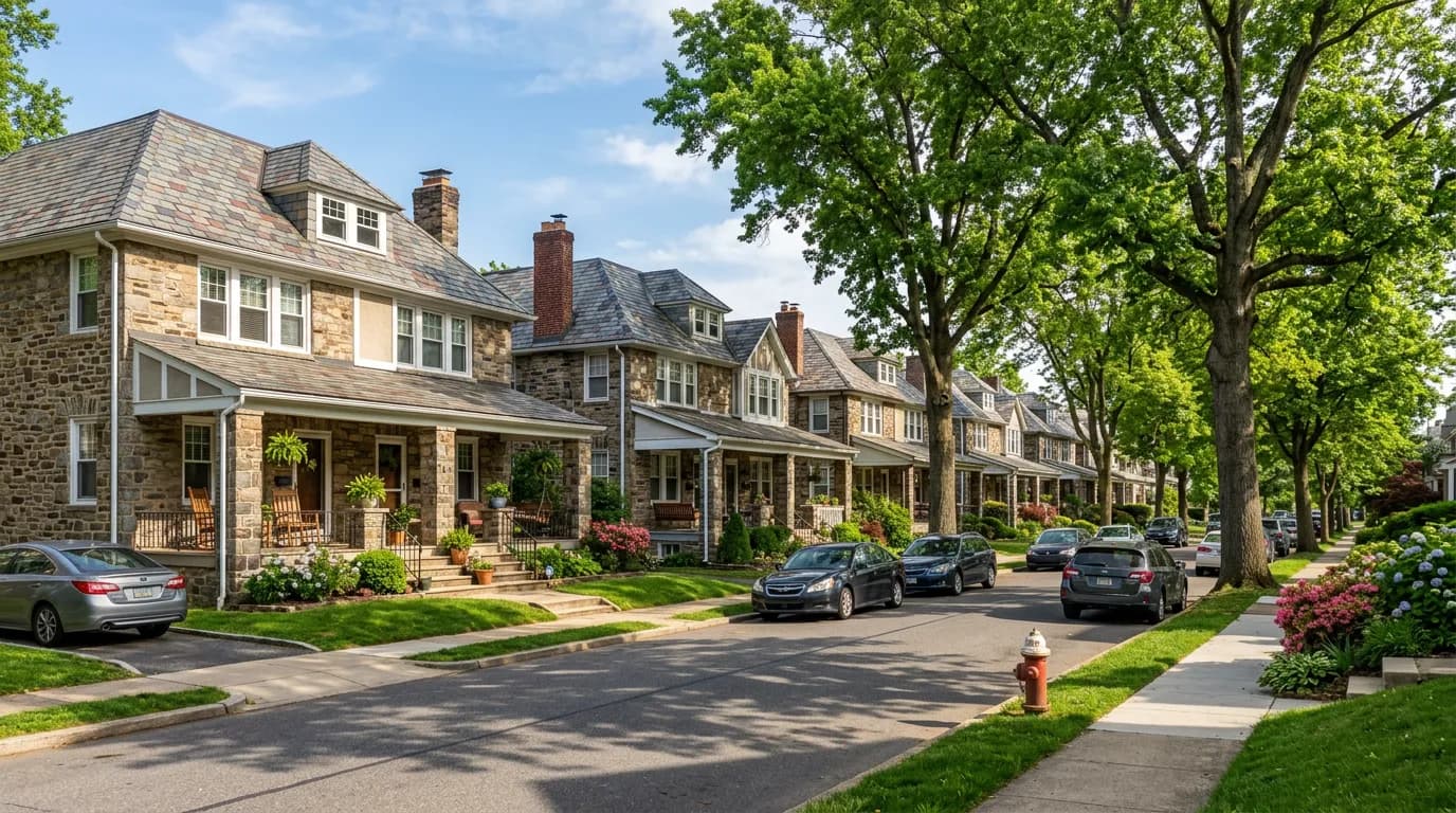 Havertown in Delaware County, PA