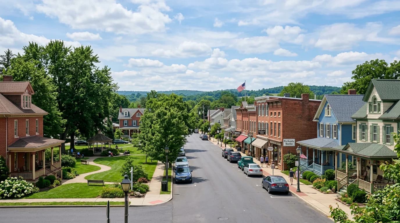 Perkasie in Bucks County, PA